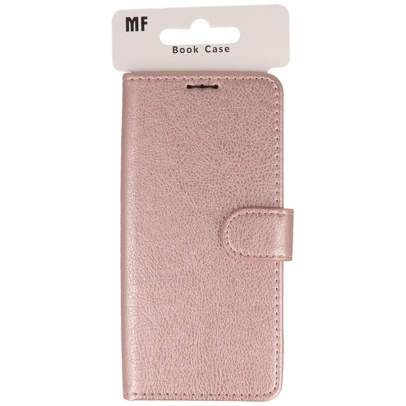 Bookstyle Wallet Cases Hoesje voor iPhone 16e Rose Goud