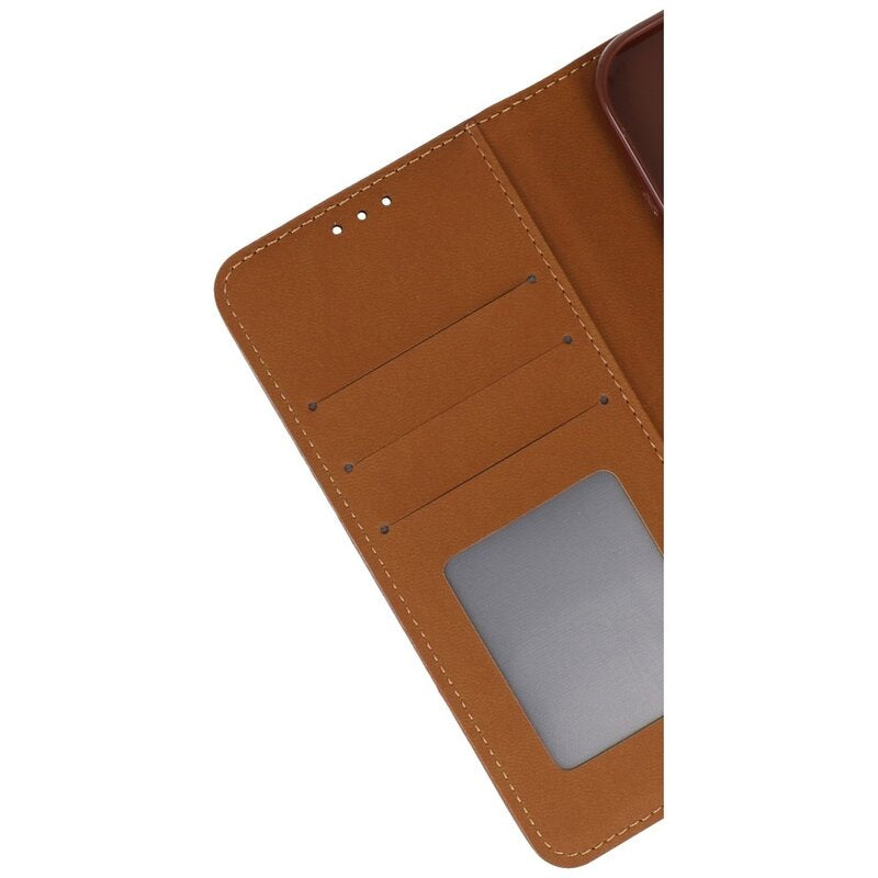 Bookstyle Wallet Cases Hoesje voor iPhone 16 Pro Max Bruin