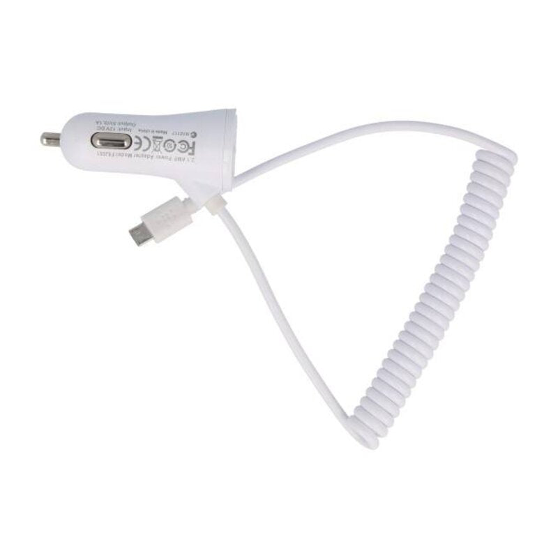 Autolader met 2 USB 3.1A voor MicroTelefoon