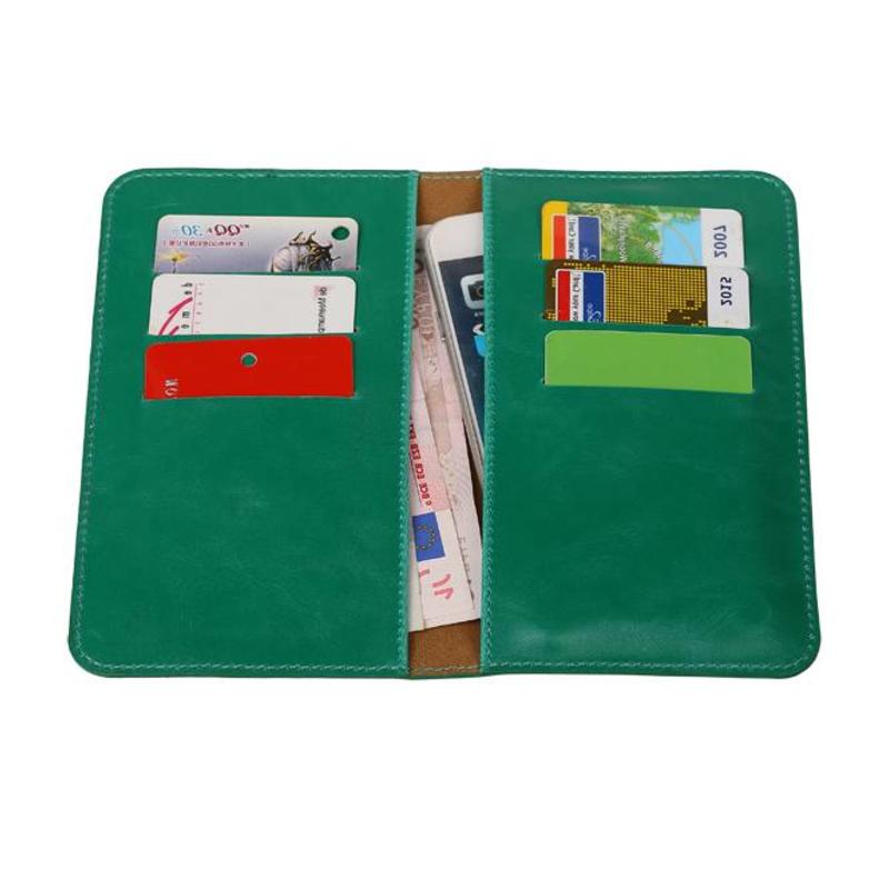 Pull Up Portemonnee Maat M Groen