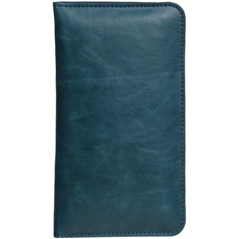 Pull Up Portemonnee Maat M Blauw