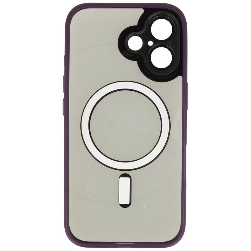 Magsafe Aluminium Camera Beschermer Hoesje voor iPhone 16 Paars