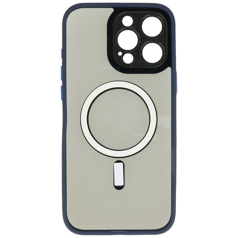 Magsafe Aluminium Camera Beschermer Hoesje voor iPhone 16 Pro Blauw