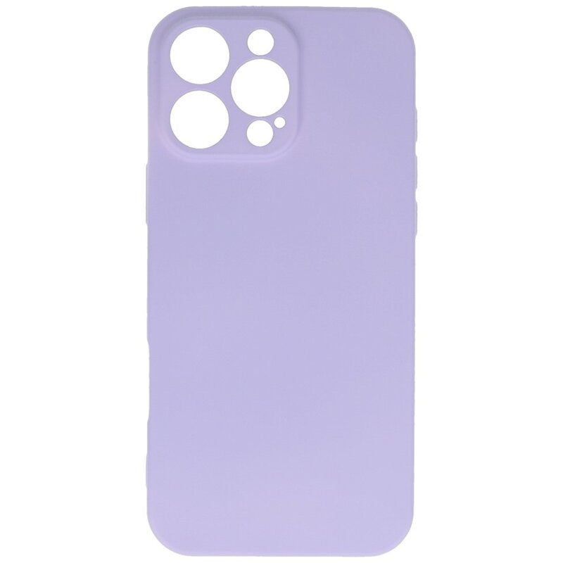 Fashion Color TPU Hoesje voor iPhone 16 Pro Paars