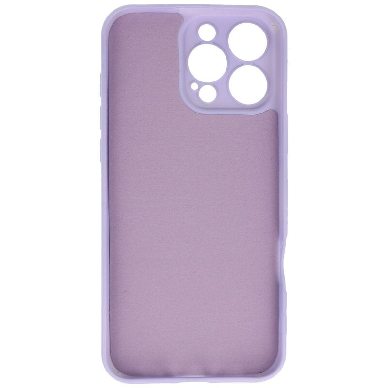 Fashion Color TPU Hoesje voor iPhone 16 Pro Paars