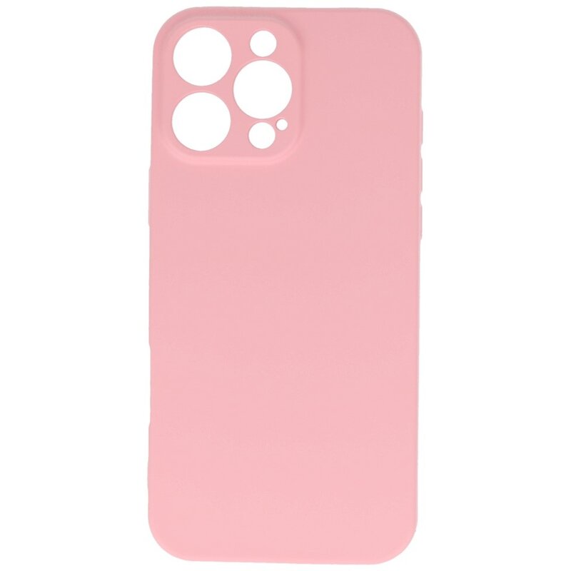 Fashion Color TPU Hoesje voor iPhone 16 Pro Roze