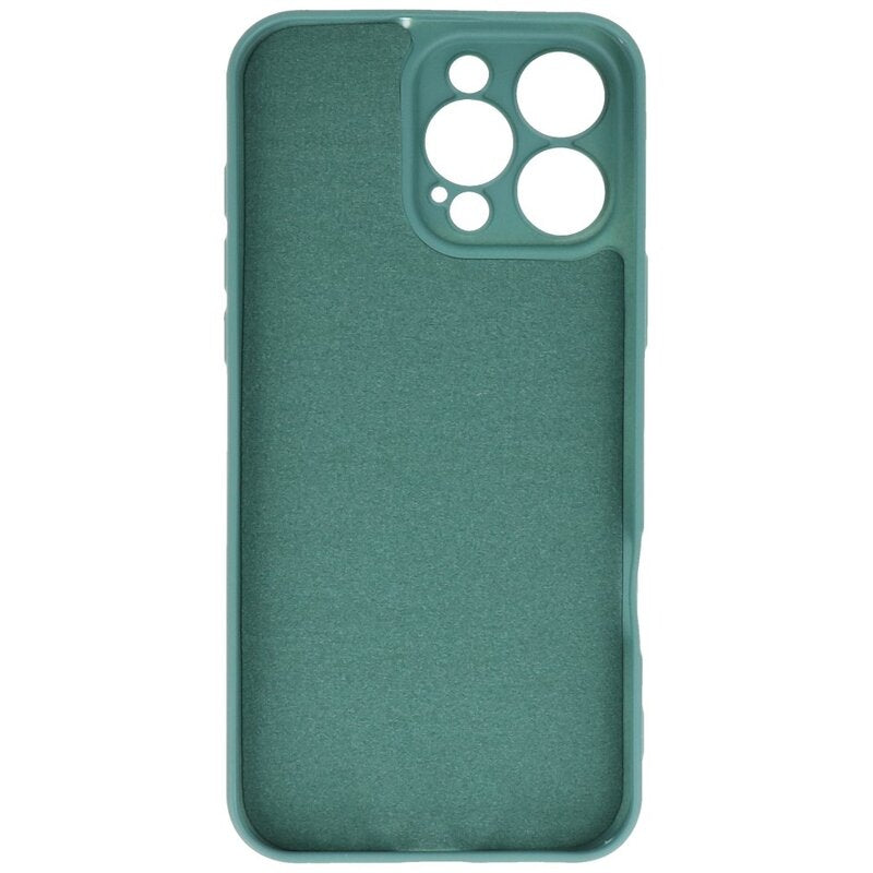 Fashion Color TPU Hoesje voor iPhone 16 Pro Donker Groen