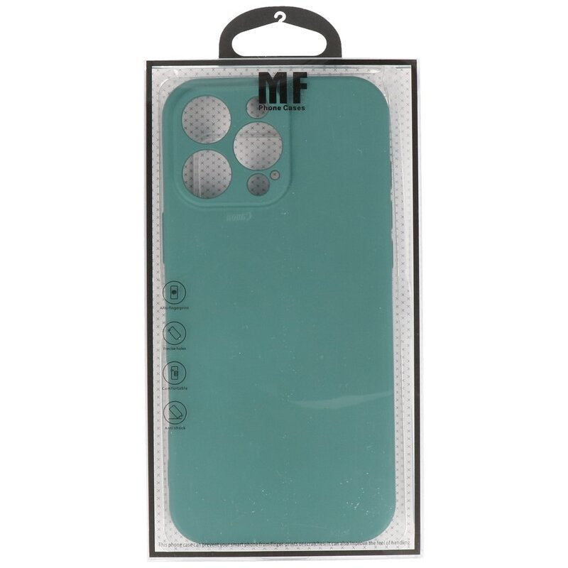 Fashion Color TPU Hoesje voor iPhone 16 Pro Donker Groen