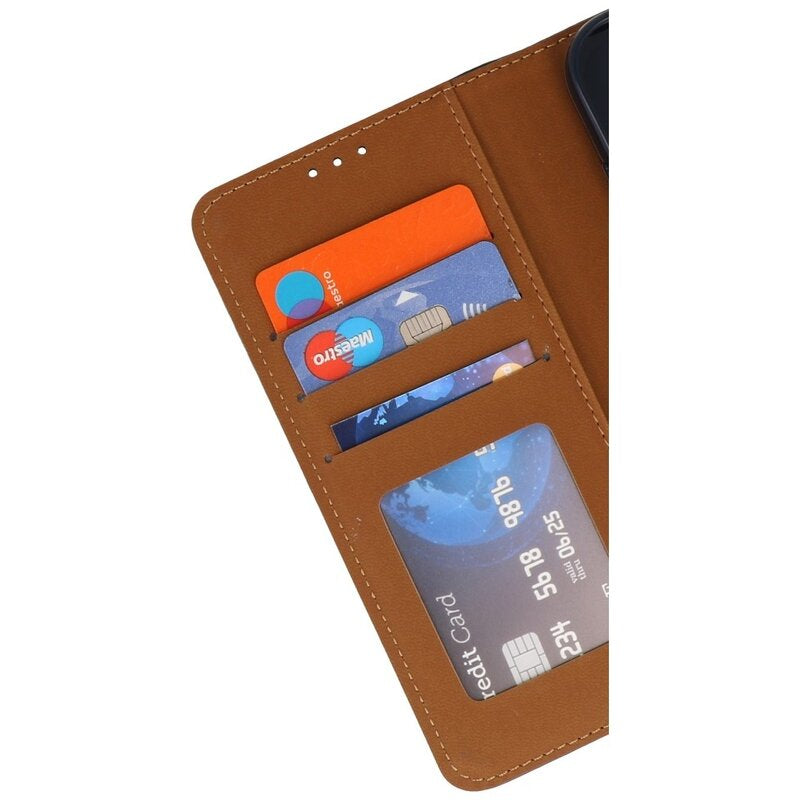 Bookstyle Wallet Cases Hoesje voor iPhone 16 Pro Navy