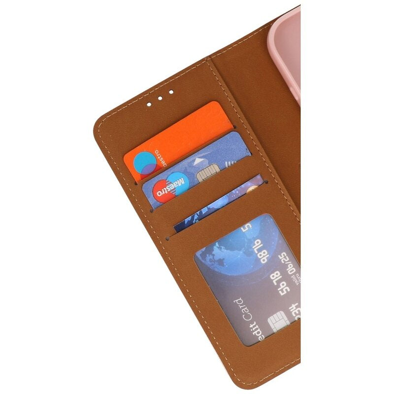 Bookstyle Wallet Cases Hoesje voor iPhone 16 Pro Rose Goud