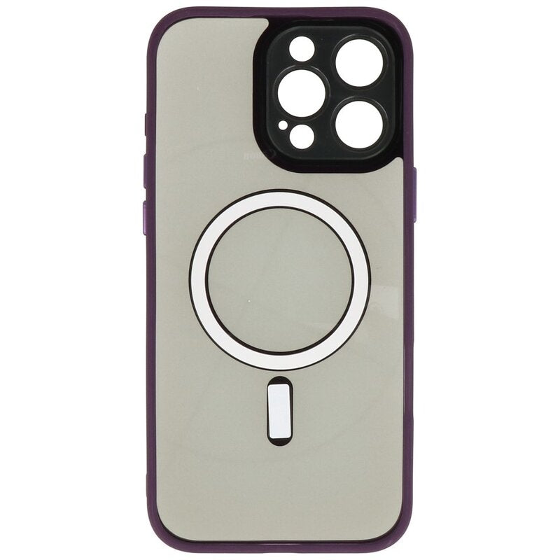 Magsafe Aluminium Camera Beschermer Hoesje voor iPhone 16 Pro Paars