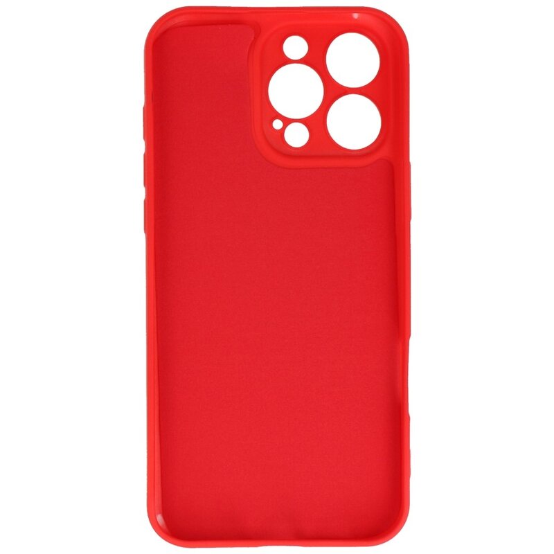 Fashion Color TPU Hoesje voor iPhone 16 Pro Rood