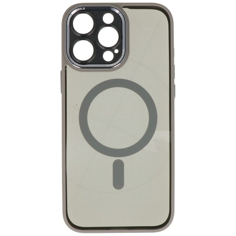 Magsafe Aluminium Camera Beschermer Hoesje voor iPhone 16 Pro Grijs