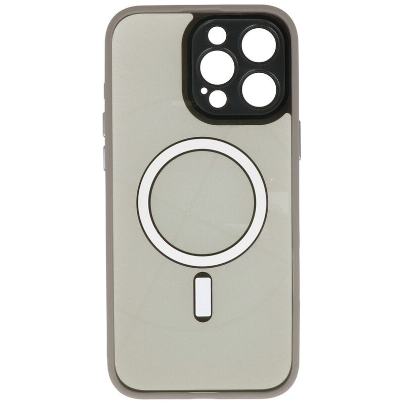 Magsafe Aluminium Camera Beschermer Hoesje voor iPhone 16 Pro Grijs