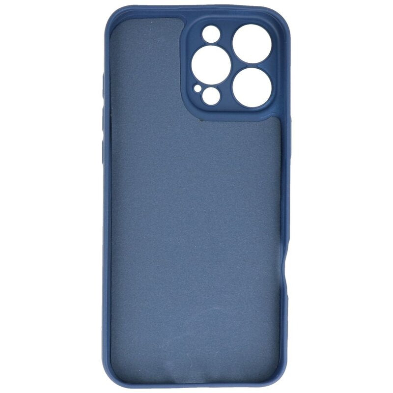 Fashion Color TPU Hoesje voor iPhone 16 Pro Navy