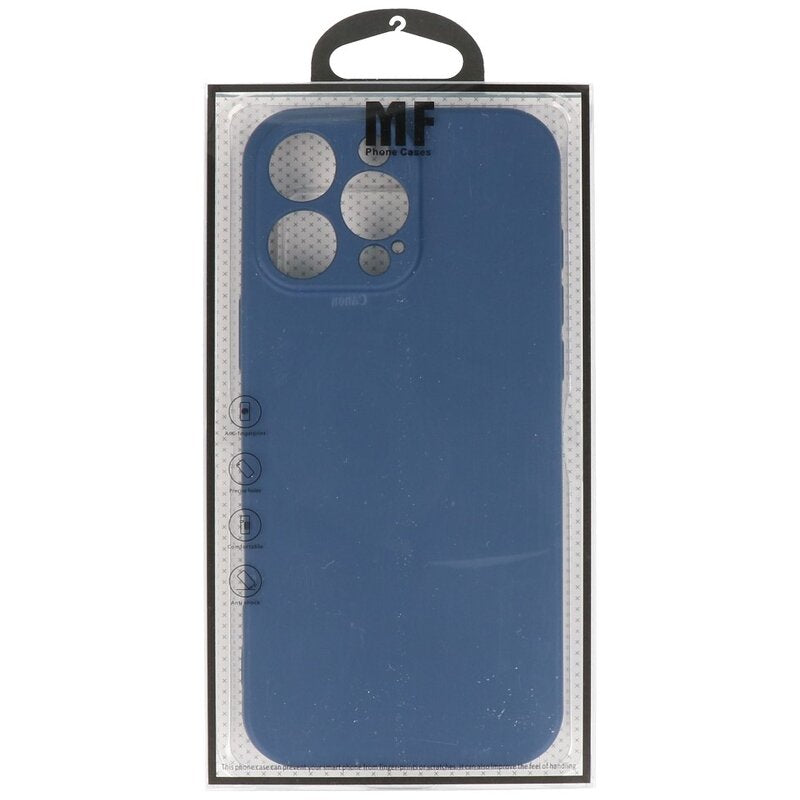 Fashion Color TPU Hoesje voor iPhone 16 Pro Navy