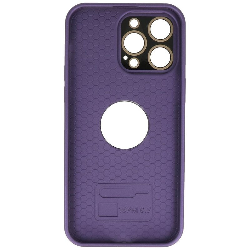 Prime Magsafe Case met Camera Beschermer voor iPhone 15 Pro Max Purple