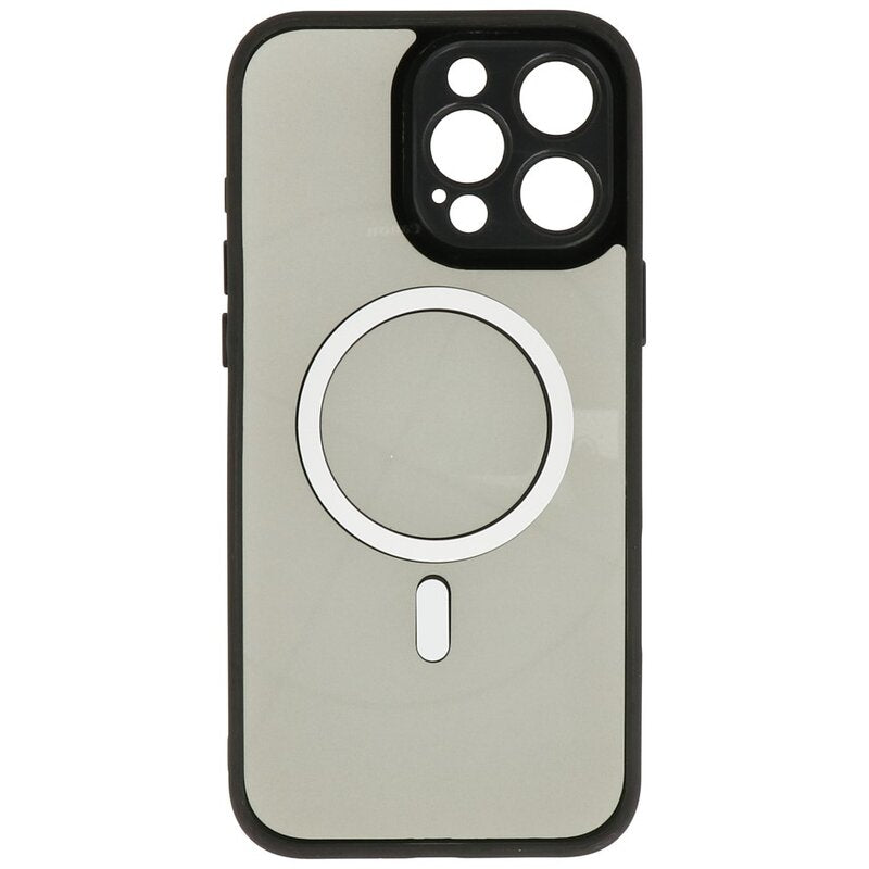 Magsafe Aluminium Camera Beschermer Hoesje voor iPhone 15 Pro Max Zwart