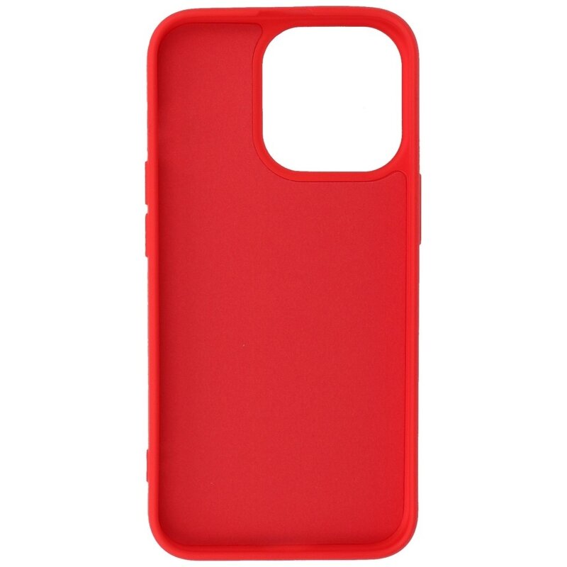 Fashion Backcover Telefoonhoesje - Color Hoesje - Geschikt voor iPhone 15 Pro Max - Rood