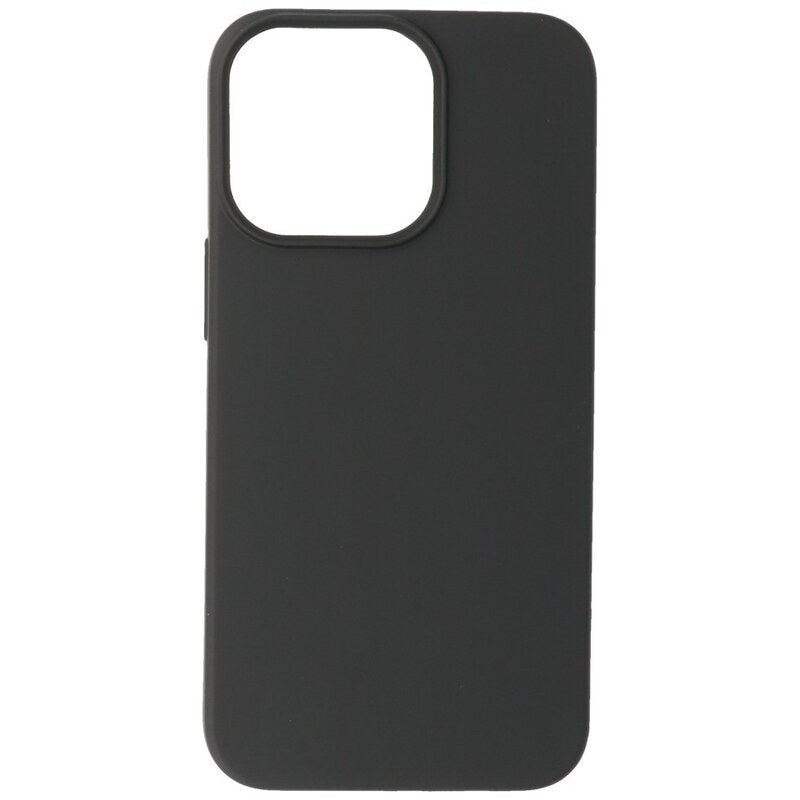 Fashion Backcover Telefoonhoesje - Color Hoesje - Geschikt voor iPhone 15 Pro Max - Zwart