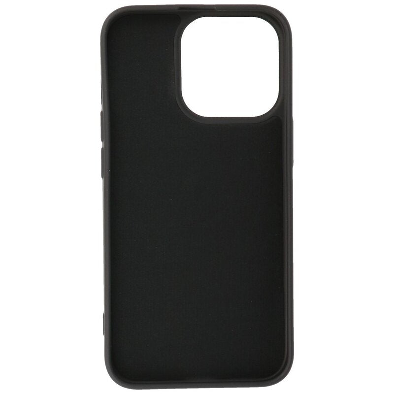 Fashion Backcover Telefoonhoesje - Color Hoesje - Geschikt voor iPhone 15 Pro Max - Zwart
