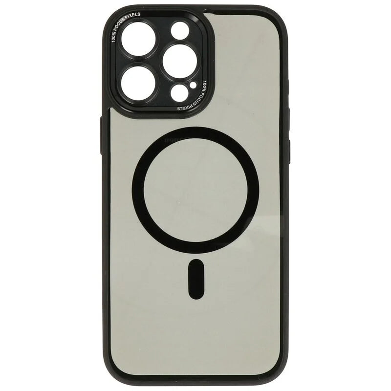 Magsafe Aluminium Camera Beschermer Hoesje voor iPhone 15 Pro Zwart
