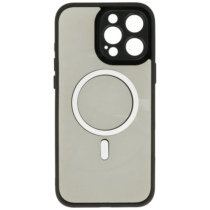 Magsafe Aluminium Camera Beschermer Hoesje voor iPhone 15 Pro Zwart