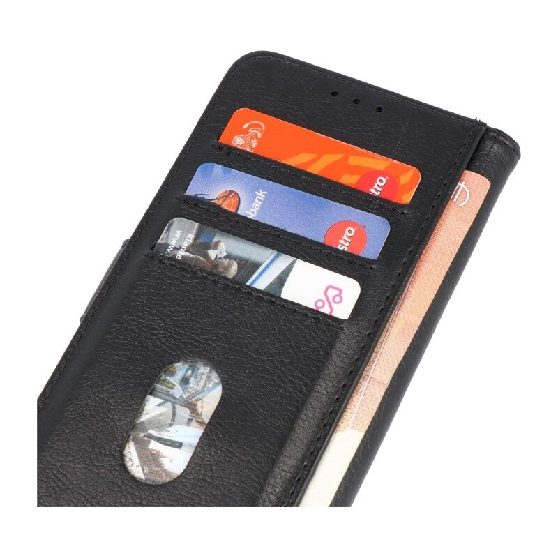 Bookstyle Wallet Cases Hoesje voor iPhone 15 Pro Zwart