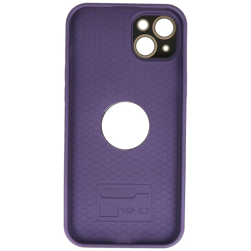 Prime Magsafe Case met Camera Beschermer voor iPhone 15 Plus Purple
