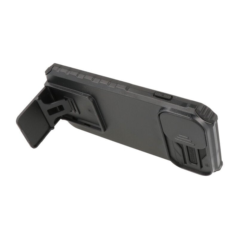 Window - Stand Backcover voor iPhone 14 Pro Max Zwart