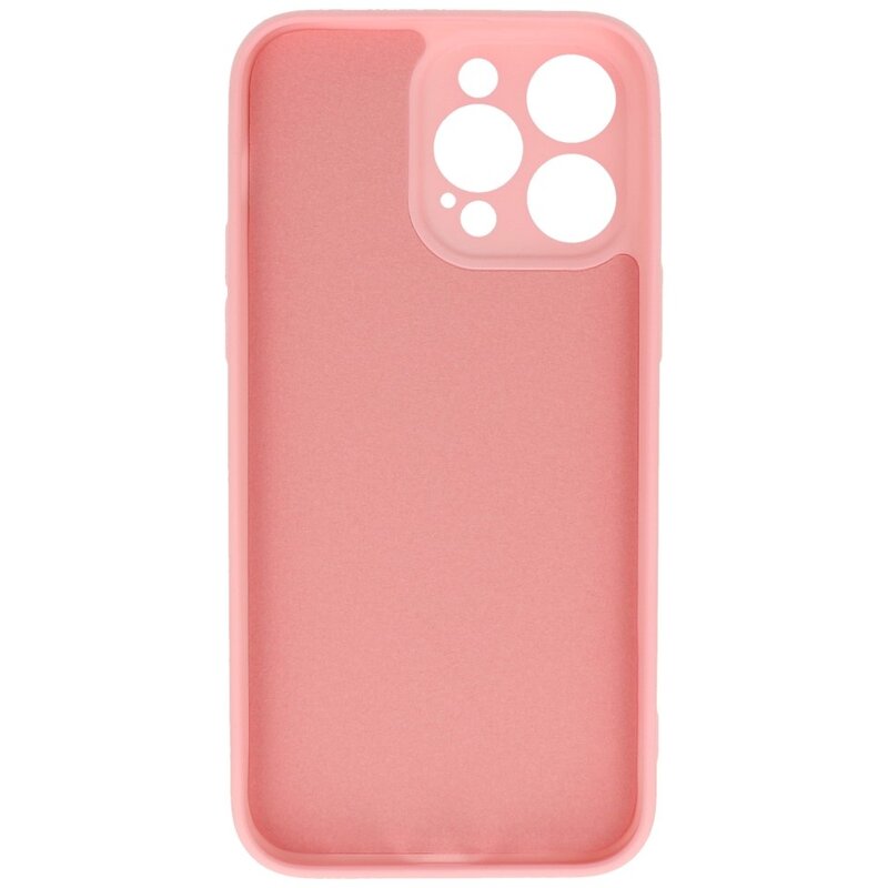 Fashion Color TPU Hoesje iPhone 14 Pro Max Roze