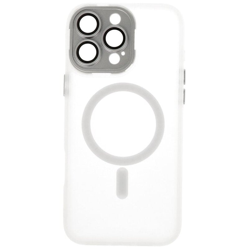 Mat-Transparent met Camera Beschermer Magsafe Case voor iPhone 14 Pro Max Wit