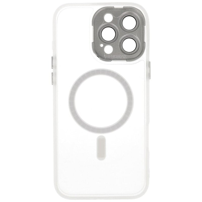 Mat-Transparent met Camera Beschermer Magsafe Case voor iPhone 14 Pro Max Wit