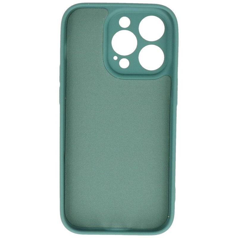 Fashion Color TPU Hoesje iPhone 14 Pro Donker Groen
