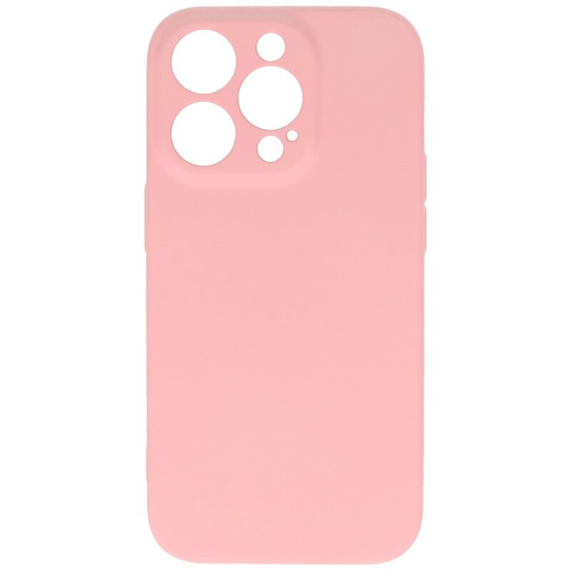 Fashion Color TPU Hoesje iPhone 14 Pro Roze