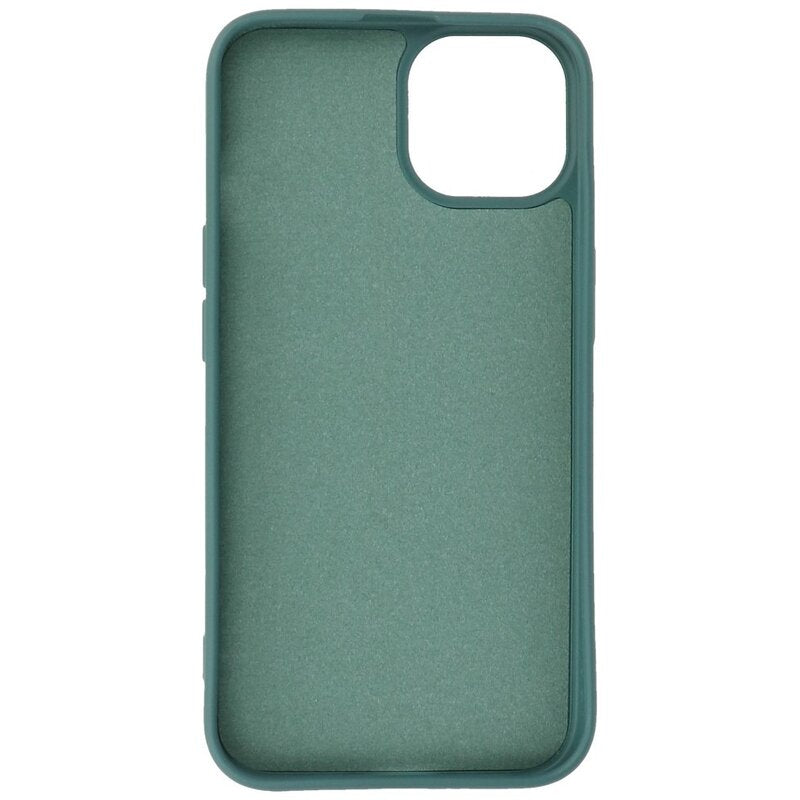 Fashion Color TPU Hoesje iPhone 14 Plus Donker Groen