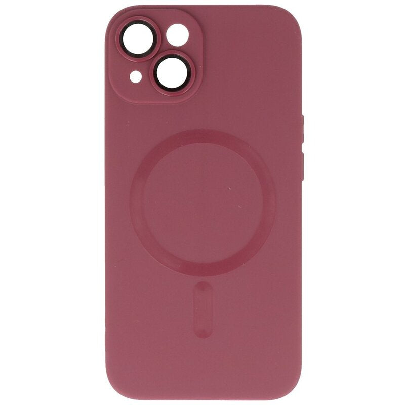 MagSafe Hoesje met Camera Beschermer voor iPhone 14 Plus Bruin