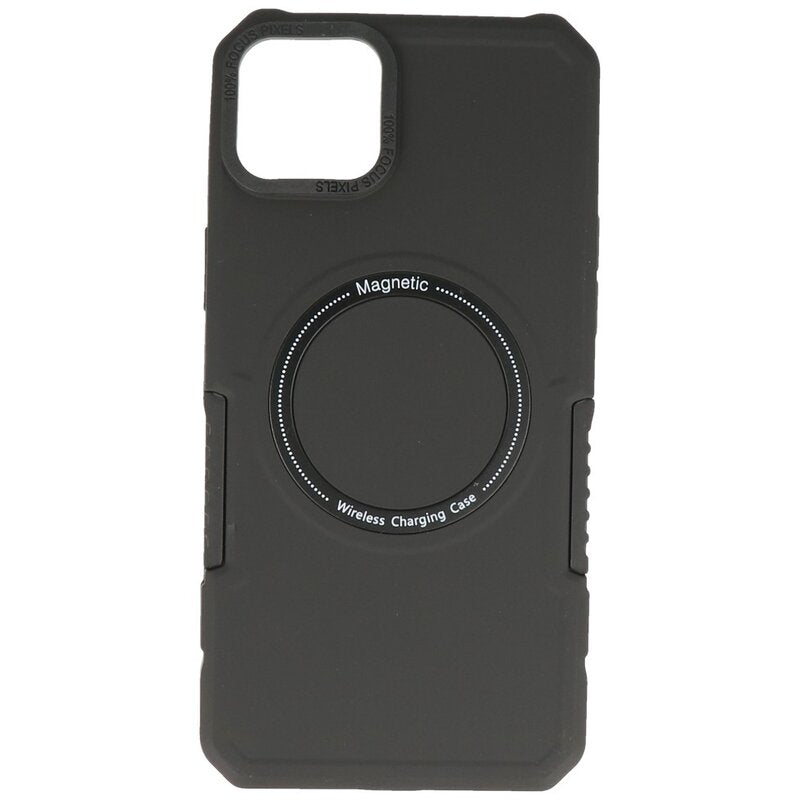 Magnetic Charging Case voor iPhone 14 Plus Zwart