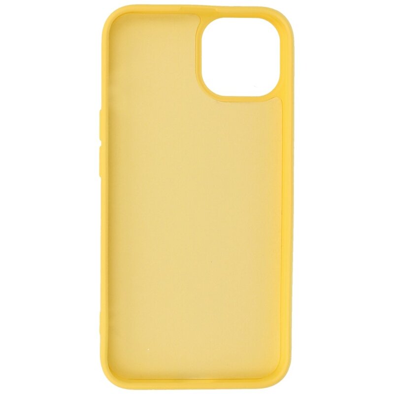 Fashion Color TPU Hoesje iPhone 14 Plus Geel