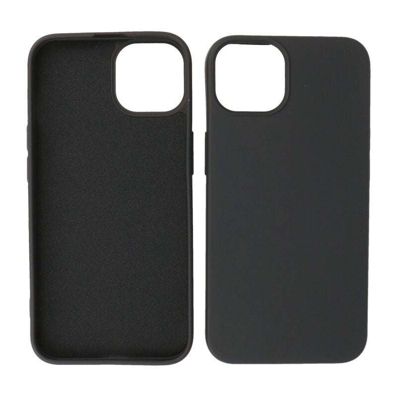 Fashion Color TPU Hoesje iPhone 14 Plus Zwart