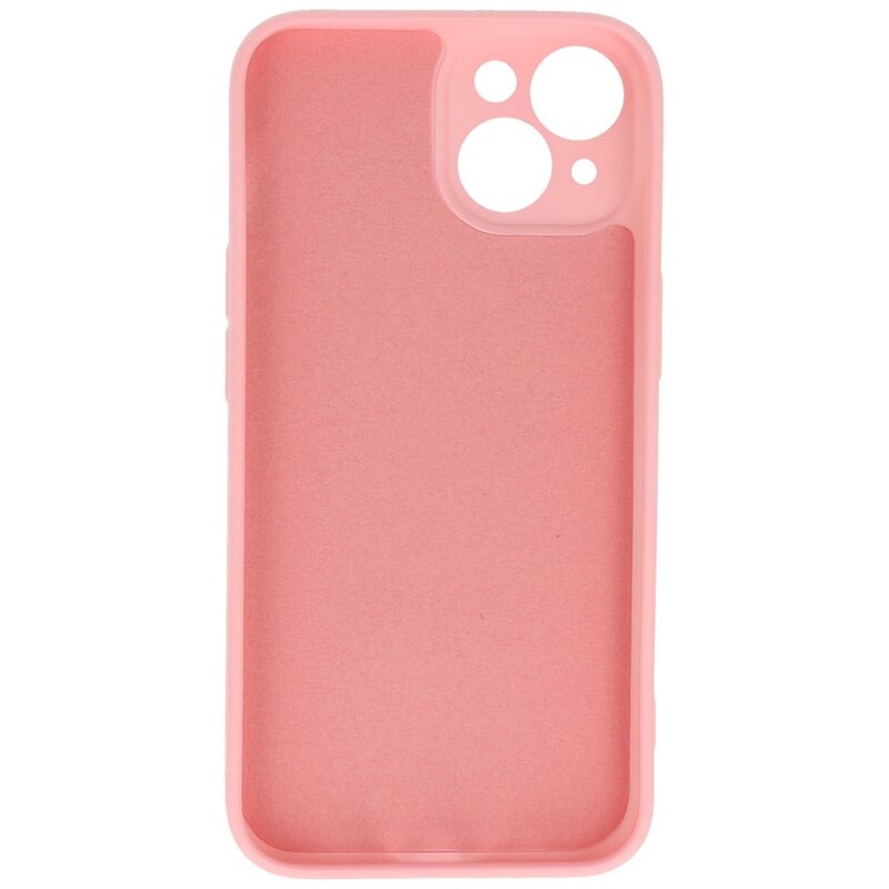 Fashion Color TPU Hoesje iPhone 14 Roze