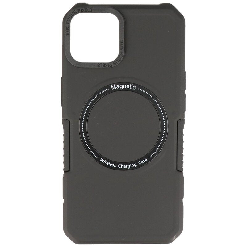 Magnetic Charging Case voor iPhone 14 Zwart
