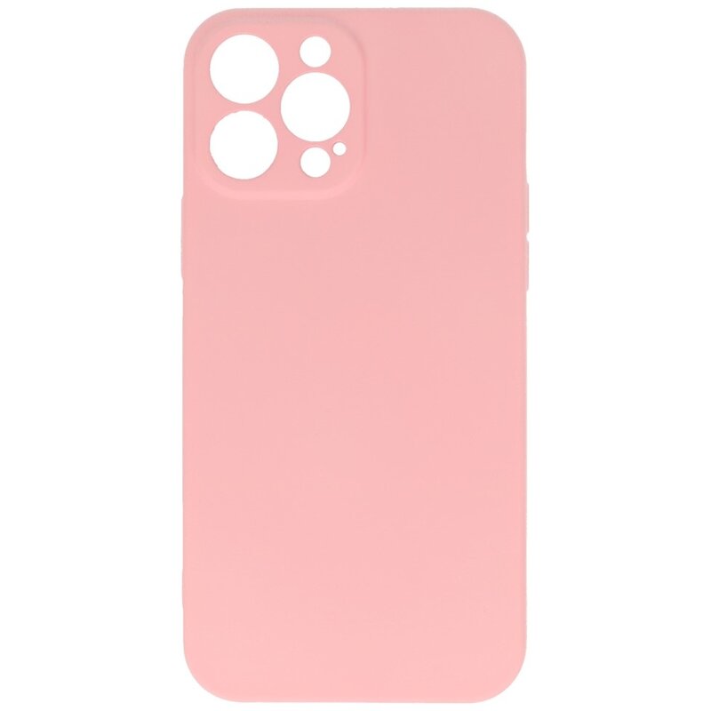 Fashion Color TPU Hoesje iPhone 13 Pro Max Roze