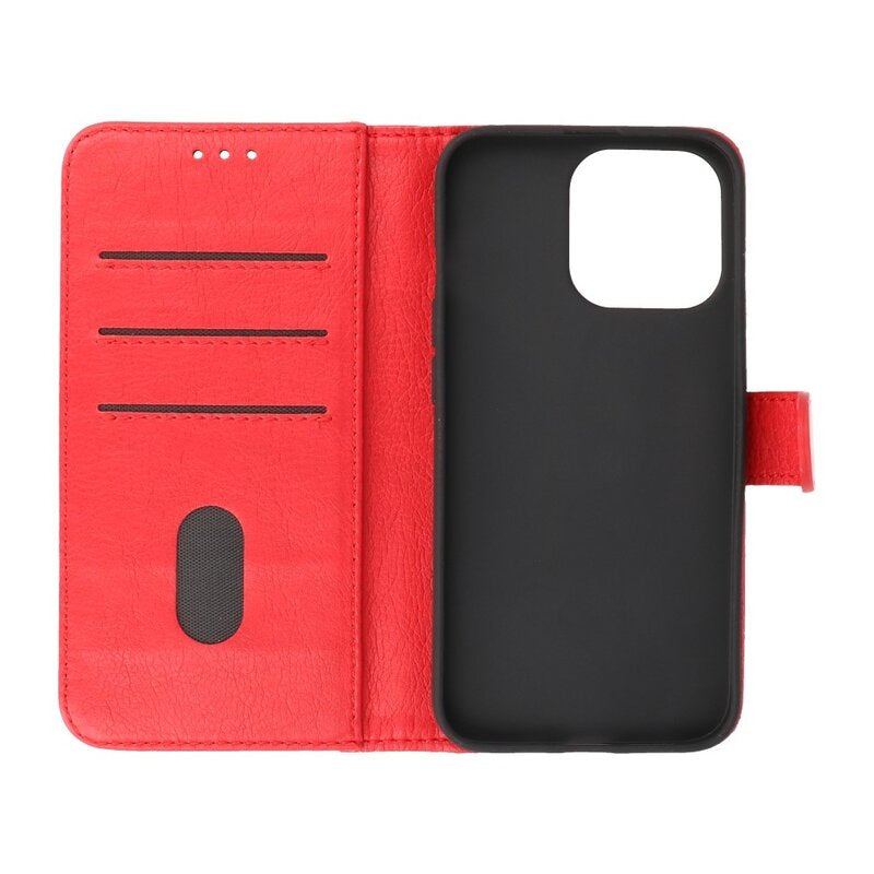 Bookstyle Wallet Cases Hoesje voor iPhone 13 Pro Rood