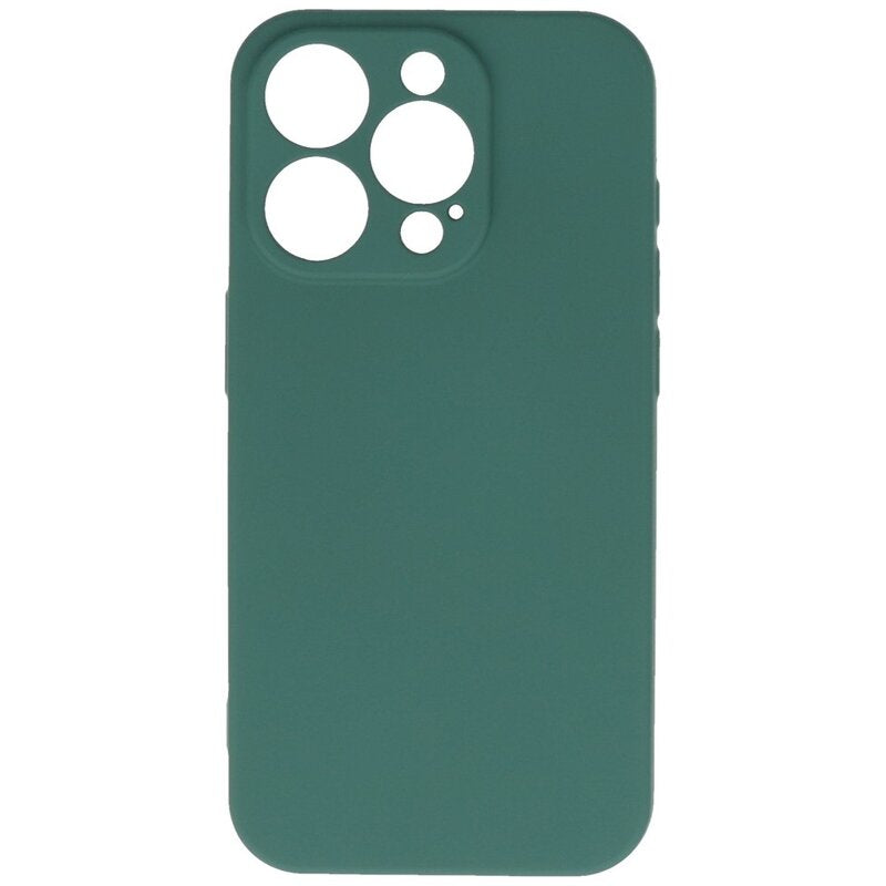 Fashion Color TPU Hoesje iPhone 13 Pro Donker Groen