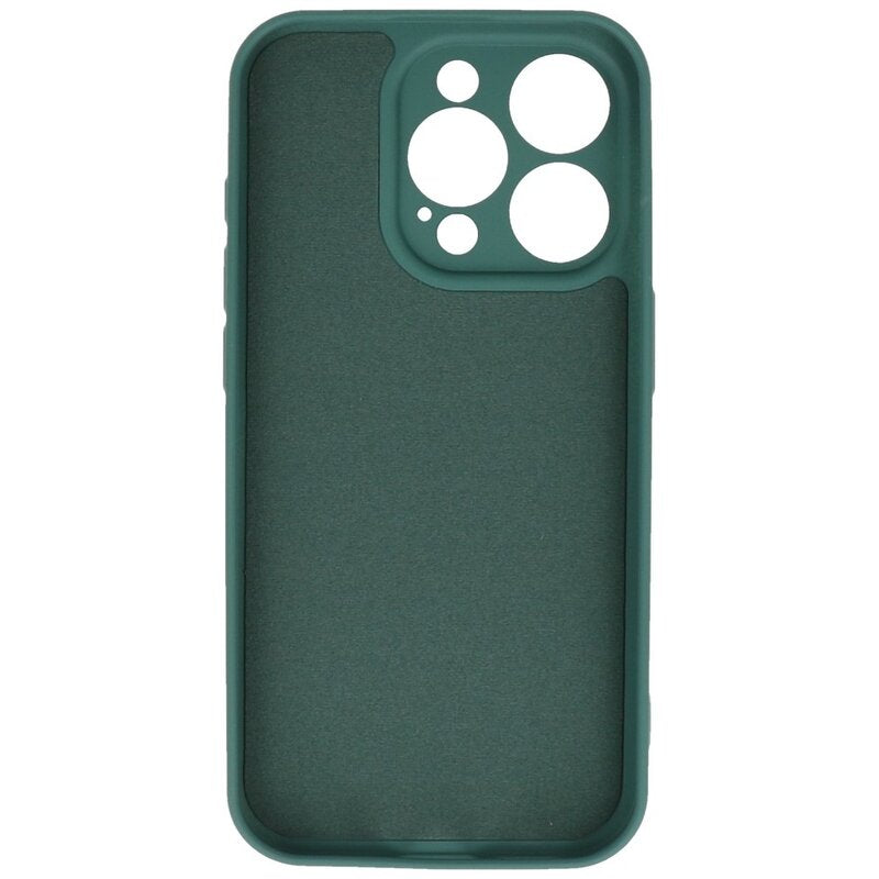 Fashion Color TPU Hoesje iPhone 13 Pro Donker Groen