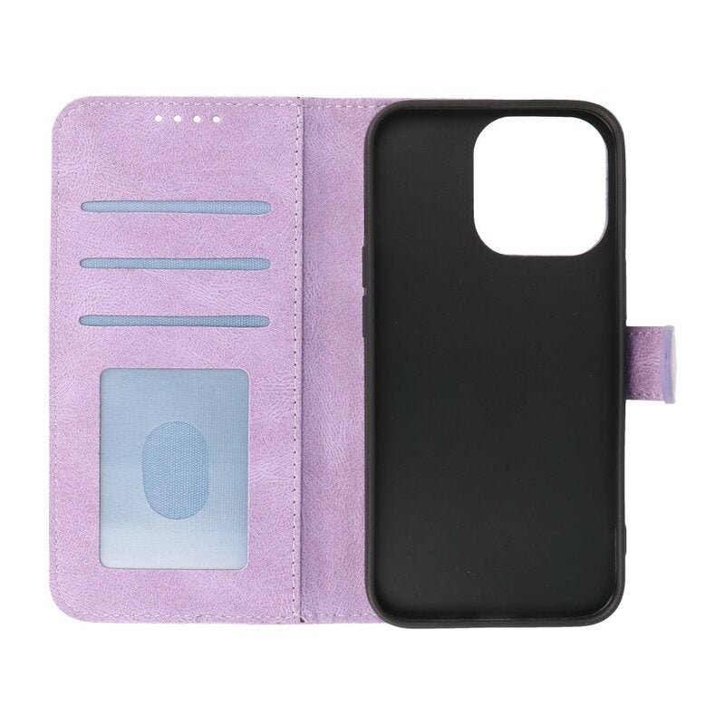 Wallet Cases Hoesje voor iPhone 13 Pro Paars
