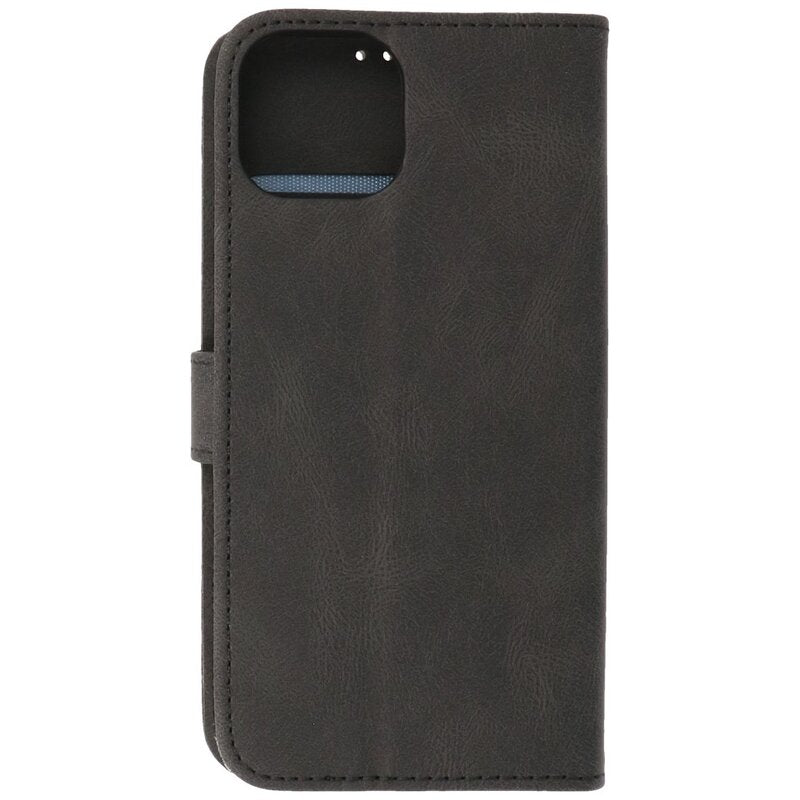 Wallet Cases Hoesje voor iPhone 13 Pro Zwart