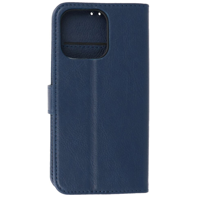 Bookstyle Wallet Cases Hoesje voor iPhone 13 Pro Navy
