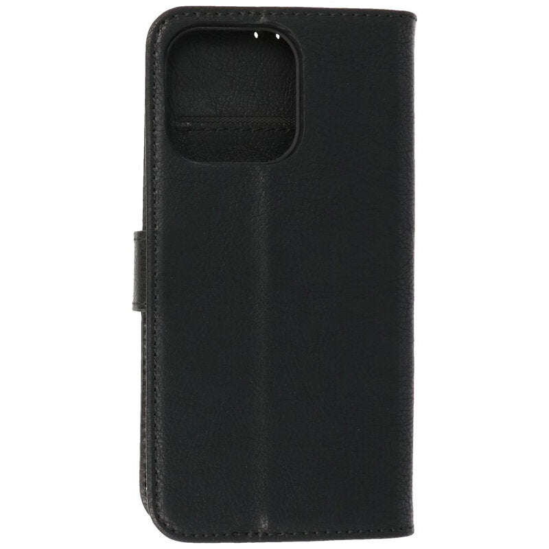 Bookstyle Wallet Cases Hoesje voor iPhone 13 Pro Zwart